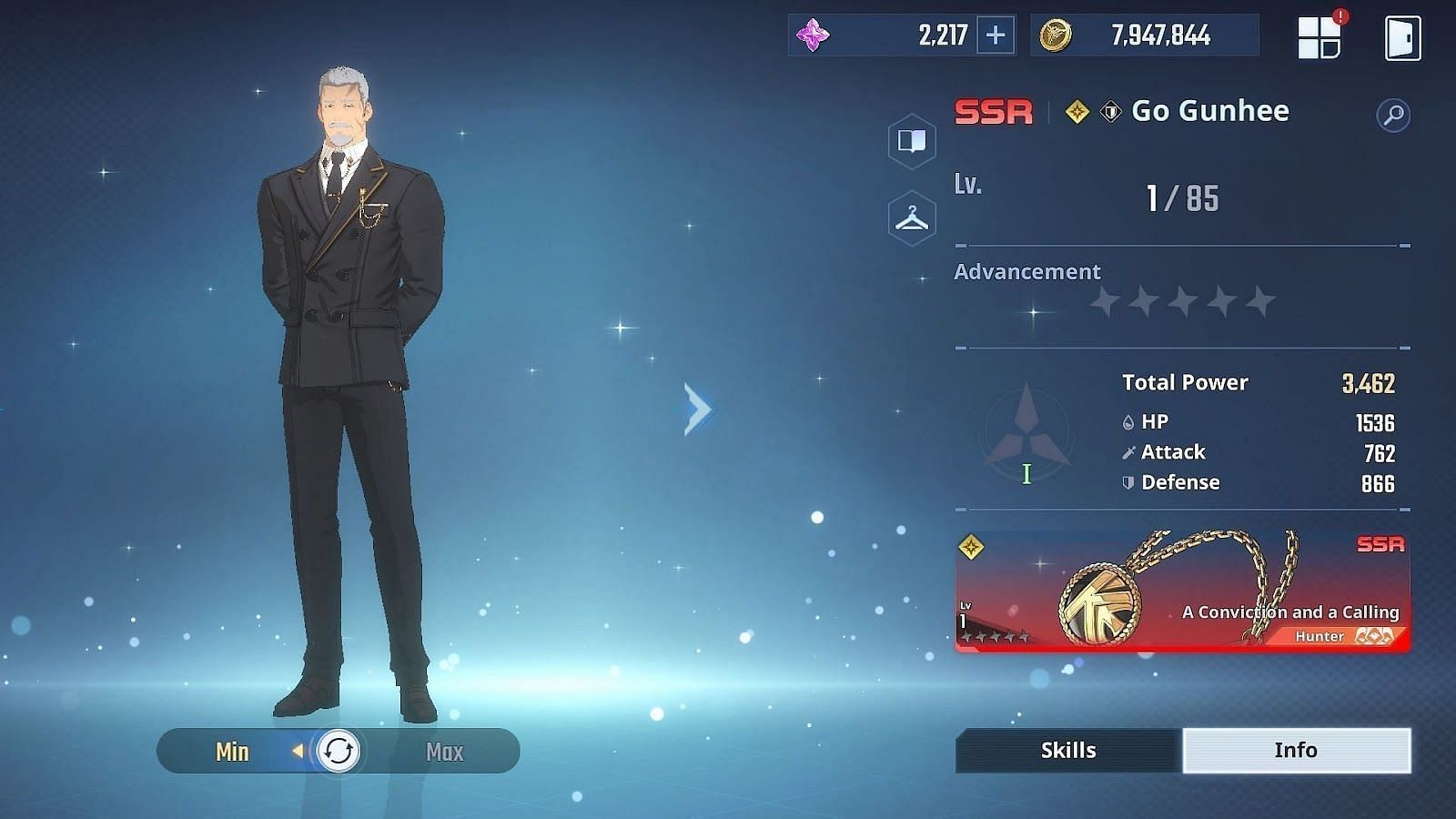 Go Gunhee in Solo Leveling Arise (Image via Netmarble)